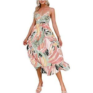 Floral Midi Dress NWOT